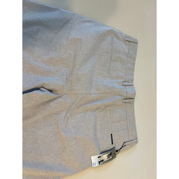NWT Perry Ellis Pinstripe Slim Fit Shorts Mens 32 9" Inseam Quiet Luxury Preppy - Picture 12 of 14